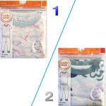 WONDER NATION Girl's size 12 Mos, 18 Mos -or- 3T PAJAMAS 2-Pc COTTON