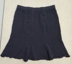 Marie Grey St John Basics Black Knit Suit Skirt Size 14