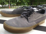 Mens nike sb tan grey suede blazer low top size 10