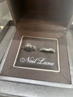 Women's Neil Lane Diamond Engagement Ring Set. 14K White Gold