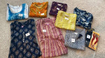 Tunic tops and saree