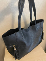 large black purse tote