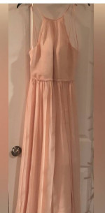 Azazie Rose Petal Pink Bridesmaid Dress