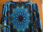 Womens Eci New York Colorful Tunic Top Large Wearable Art
