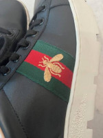 Gucci Ace Embroidered Platform Sneaker sz 39+