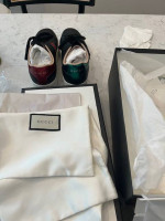 Gucci Ace Embroidered Platform Sneaker sz 39+