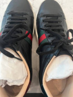 Gucci Ace Embroidered Platform Sneaker sz 39+