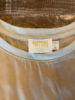 Nation brand - Satin Maria top in Gold