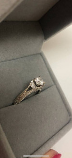 Neil Lane Diamond Engagement Ring Set.