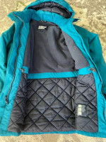 Lands End Ladies Small Squall Fleece Lined Waterproof Insulated Parka