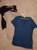 L/XL Nursing Tops; Set of 6 Tops