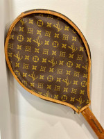 RARE Vintage Louis Vuitton Leather Monogram Tennis Racquet Cover