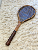 RARE Vintage Louis Vuitton Leather Monogram Tennis Racquet Cover