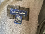 Preowned US Polo ASSN Unisex Size Large 14/16 Black Puffer Jacket