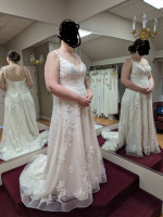 Wedding dress worn once