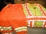 Reflective safety vests and leggings