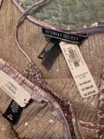 New 2pc VICTORIA’S SECRET Sequin Cami and Shorts Set