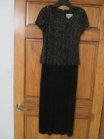 Dress black ballerina length dress