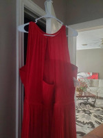 Beautiful Red Chiffon Formal (Prom or Special Event)