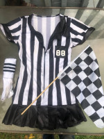 4HalloweenCostumes-Devil Grrl,Race Car Driver,Flag Girl Suit,RockGirl