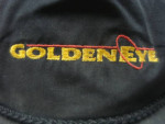 VTG GOLDEN EYE 90's Movie Promo Cap EmbroiderLogo Leather ADJ Strap VG