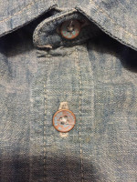 7 For All Mankind Denim Shirt Size M - New