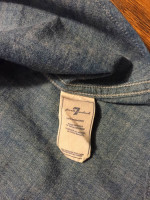 7 For All Mankind Denim Shirt Size M - New