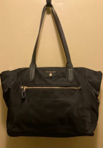 Michael Kors Black Nylon Kelsey Tote