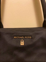 Michael Kors Black Nylon Kelsey Tote
