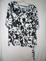 New, Lady's Fancy Pull Over Summer Blouses, Sizes Petite Large to PXL