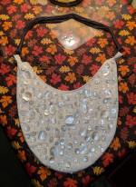 ROXY Hobo Purse with Mother of Pearl Beads