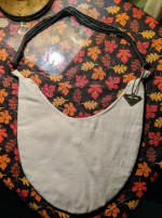 ROXY Hobo Purse with Mother of Pearl Beads