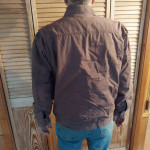 1995 Work N Sport Insulated Lined Canvas Mens Large Brown Chore Jacket