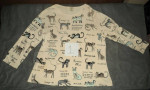 Jess & Jane 2 Cat Print Tops - Size 1X Excellent Cond!