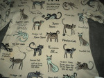 Jess & Jane 2 Cat Print Tops - Size 1X Excellent Cond!