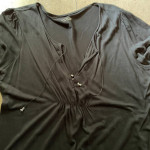 Black Calvin Klein Top or Swim Cover up - Large