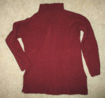 DARK RED SWEATER - Medium