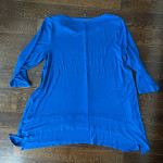 Eileen Fisher Royal Blue Tunic Top-Size Medium