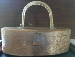 Tan Lucite Gilli Purse