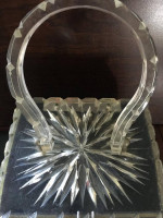 Gillis Originals Silver Confetti Lucite Purse