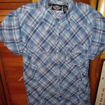 Nwot Harley-Davidson plaid tops size large