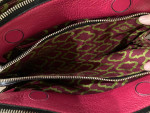 ORYANY Sgraffito-Bark LEATHER Schiaparelli Pink Bag Pink Green Classic