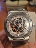 Men's Swiss Watch AP Royal Oak Open Worked (Skeleton)