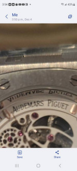 Men's Swiss Watch AP Royal Oak Open Worked (Skeleton)
