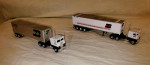 lot of 10 HO scale Semi Trucks + more