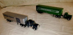 lot of 10 HO scale Semi Trucks + more