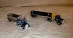 lot of 10 HO scale Semi Trucks + more