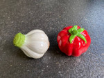Garlic and Tomato Salt and Pepper Shaker Set