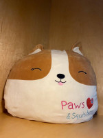 Original Squishmallow Corgi Regina Valentine Edition Paws and Squishes