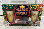 Game Night Poker Set – Poker Chips/Pint Glasses/Pretzels Unopened/New